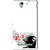 Snooky Printed Butterfly Girl Mobile Back Cover For Sony Xperia C3 - White