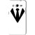 Snooky Printed Tie Collar Mobile Back Cover For Micromax Canvas Nitro 3 E455 - White