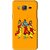 Snooky Printed God Rama Mobile Back Cover For Samsung Galaxy On7 - Orrange