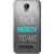 Snooky Printed Talk Nerdy Mobile Back Cover For Micromax Bolt Q335 - Grey