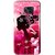Snooky Printed Pink Lady Mobile Back Cover For Samsung Galaxy S7 - Pink