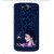Snooky Printed Blue Lady Mobile Back Cover For Huawei Honor Holly - Blue