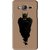 Snooky Printed Hiding Man Mobile Back Cover For Samsung Galaxy On7 - Brown