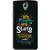 Snooky Printed Thoughts Are Stars Mobile Back Cover For Lenovo A2010 - Black