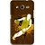 Snooky Printed Chamoins wins Mobile Back Cover For Samsung Galaxy Core 2 - Brown
