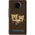 Snooky Printed Wake Up Coffee Mobile Back Cover For Micromax Yu Yunique - Brown