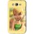 Snooky Printed Butterfly Girl Mobile Back Cover For Samsung Galaxy Grand 2 - Yellow