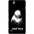 Snooky Printed Sad Boy Mobile Back Cover For Sony Xperia C4 - Black