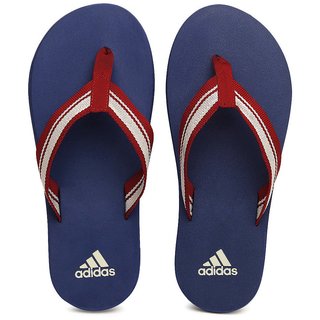 Buy Adidas Men Red and Blue Adze Flip Flops Online @ â¹999 from ShopClues