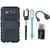 Lenovo K6 Shockproof Kick Stand Defender Back Cover with Memory Card Reader, Selfie Stick, LED Light and OTG Cable