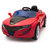 BBB Battery Operated kids ride on car with Opening Doors, LED lights and music system, Red Genesis