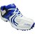 Port Mens White  Navy Cricket Shoes