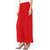 pooja collection Regular fit Red colour plazzo pant and plazzo trousers for ladies and girls