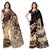 Anand Sarees Faux Georgette Multi Color Printed Pack Of 2 Saree With Blouse Piece  ( 1086_3_1134_1 )