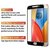 Moto E4 Plus Tempered Glass,Premium Series 2.5D Full Screen Guard for Moto E4 Plus Midnight Black Colour