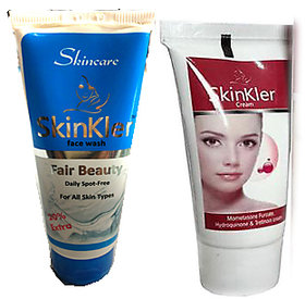 Skinkler Cream and FaceWash combo