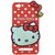 Style Imagine Hello Kitty 3D Designer Back Cover For Redmi 4A - Red