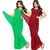RK Fashions Multicolor Georgette Plain Saree With Blouse