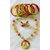 Silk thread Jewellery set , necklace with bangles and earrings