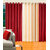 IDOLESHOP Polyester Maroon, Beige Plain Long Door Curtains(9 feet in Height, Pack of 3)