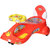 NHR Kids Deluxe Free Wheel Magic swing concept car Ride-on(Red)