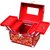 Pride Crown to store cosmetics Vanity Box (Red)