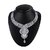 VK Jewels Pleasing Rhodium Plated Necklace with Earrings- NKZ 1025S