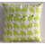 Marigold Cushion Cover With Reindeer Print In Fresh Green