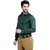 Lisova Green Solid Slim Fit Formal Shirt