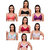 Minimizer Stylish Printed Seamless bra pack of 7