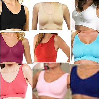 Combo Pack of 9 Ladies Air Bra Slim Look