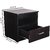 Caspian Leaf Textured Side Table With 1 Drawer
