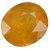 7.25 Ct 100 Natural  Yellow Sapphire Oval Gem Stone By Lab Certified