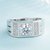 Limited Edition Sterling Silver Cubic Zirconia Solitaire Adjustable Mens Rings DC- 107