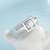 Limited Edition Sterling Silver Cubic Zirconia Solitaire Adjustable Mens Rings DC- 111