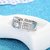 Limited Edition Sterling Silver Cubic Zirconia Solitaire Adjustable Mens Rings DC- 112