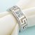 Limited Edition Sterling Silver Cubic Zirconia Solitaire Adjustable Mens Rings DC- 114