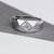 Limited Edition Sterling Silver Cubic Zirconia Solitaire Adjustable Mens Rings DC- 118