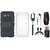 Vivo V3 Defender Back Cover with Kick Stand with Memory Card Reader, Silicon Back Cover, Selfie Stick, Digtal Watch, Earphones and USB Cable