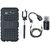 Lenovo K5s Shockproof Tough Armour Defender Case with Memory Card Reader, Selfie Stick, OTG Cable and AUX Cable