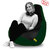 Beanbagwala XXXL BLACK&B.GREEN BEAN BAG-COVERS(Without Beans)-Buy One Get One Free
