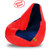 Beanbagwala XXXL RED&NAVY BLUE BEAN BAG-COVERS(Without Beans)-Buy One Get One Free