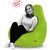 Beanbagwala  Original XXXL BEAN BAG-GREEN-COVERS(Without Beans)-Buy One Get One Free
