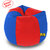 Beanbagwala XXL RED&R.BLUE BEAN BAG-COVERS(Without Beans)