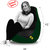 Beanbagwala XXL BLACKB.GREEN BEAN BAG-COVERS(Without Beans)-Buy One Get One Free