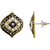 Asmitta Gleaming Gold Plated Stud Earring For Women
