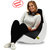 Beanbagwala XL BLACKWHITE BEAN BAG-COVERS(Without Beans)-Buy One Get One Free