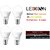 Lexxion 9 Watt-810 Lumens pack of 4 with 1 year replacement warranty
