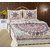 Attractivehomes Beautiful Cotton Printed Double Bedsheet With 2 Pillow Covers