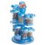 Ritu 12-Jar Blue Revolving Spice Rack Masala Box Set of 1